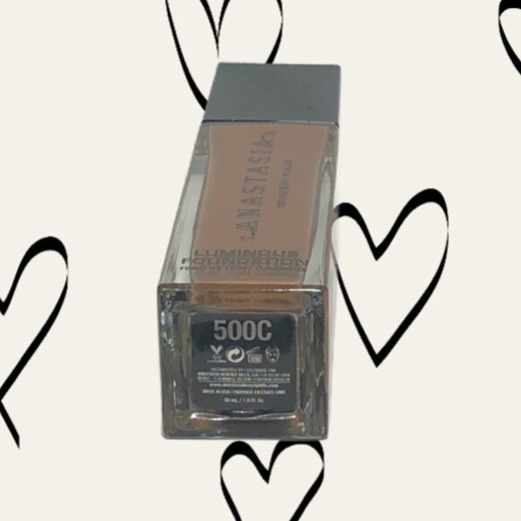 ❤️Clear Out! Anastasia Beverly Hills Luminous Foundation - 500C - 1 oz. - 30ml - Picture 3 of 3